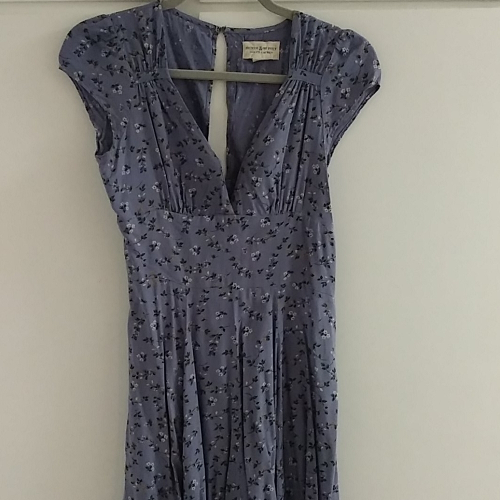 Womens Floral Denim & Supply Sundress